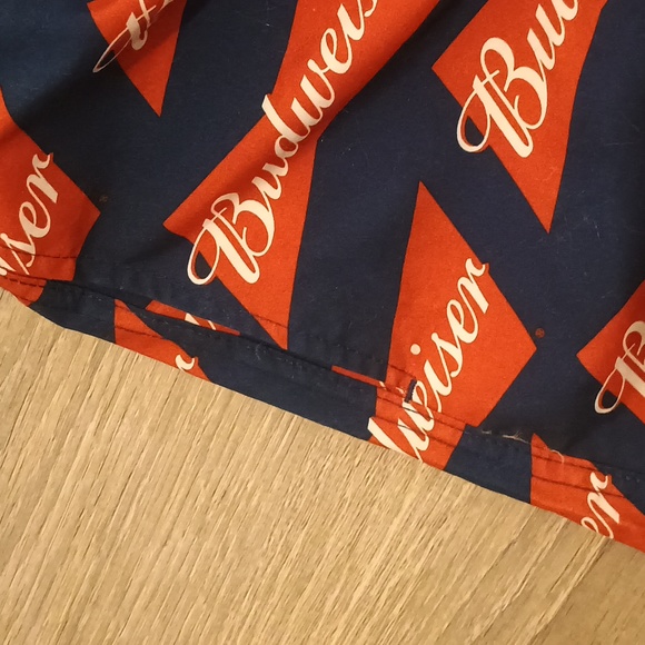 Mens Budweiser Swimming Trunks Size Large - Picture 4 of 6